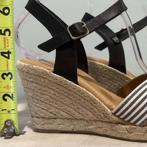 Eric Michael Tabitha Woven Espadrille Wedge Sandal Size 39EU - Picture 12 of 12